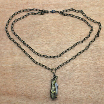 Tiger Knife Necklace 27 inch