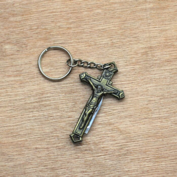 Cross Knife Keychain